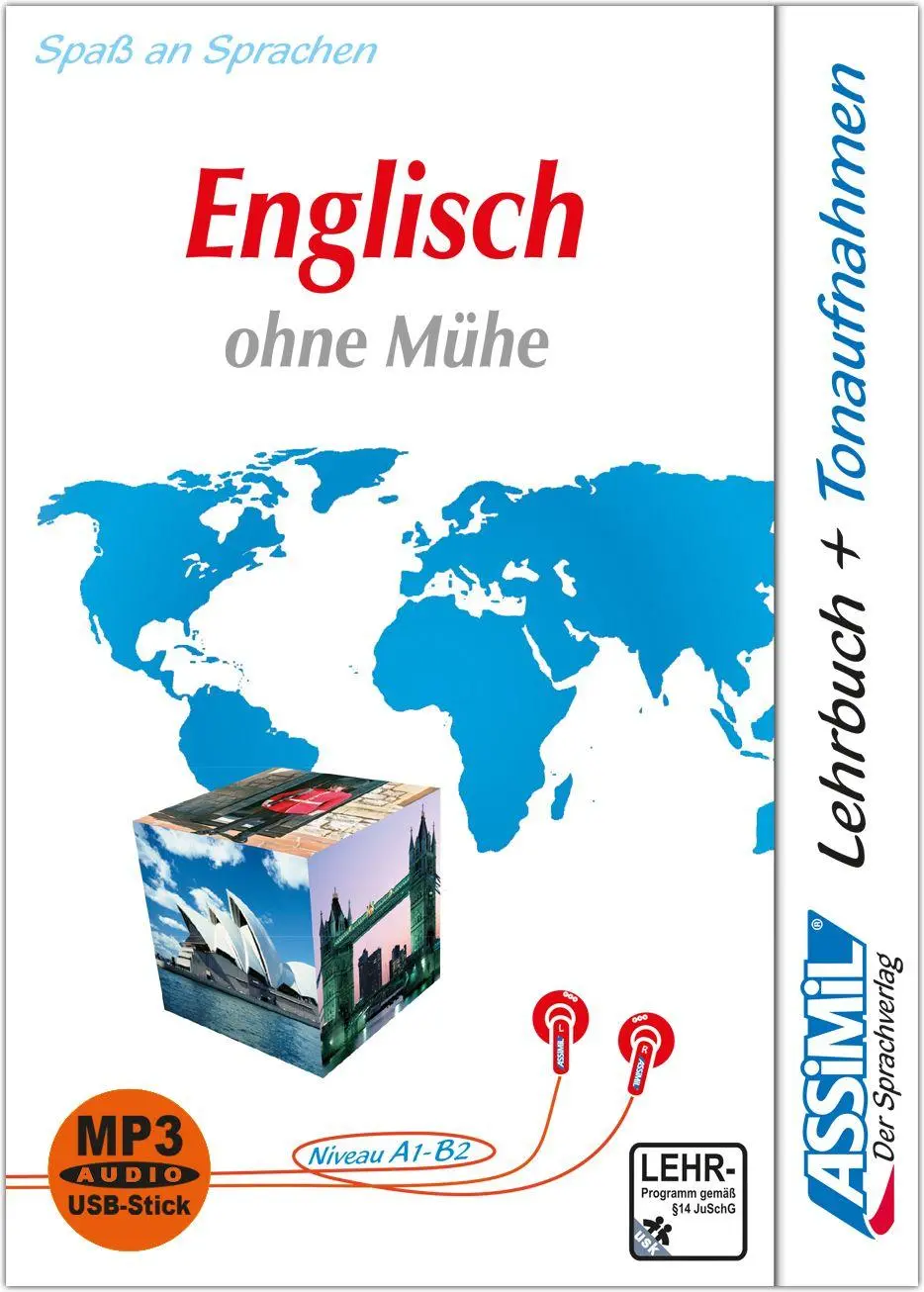 Cover: 9783896253682 | ASSiMiL Englisch ohne Mühe - MP3-Sprachkurs mit USB-Stick - Niveau...