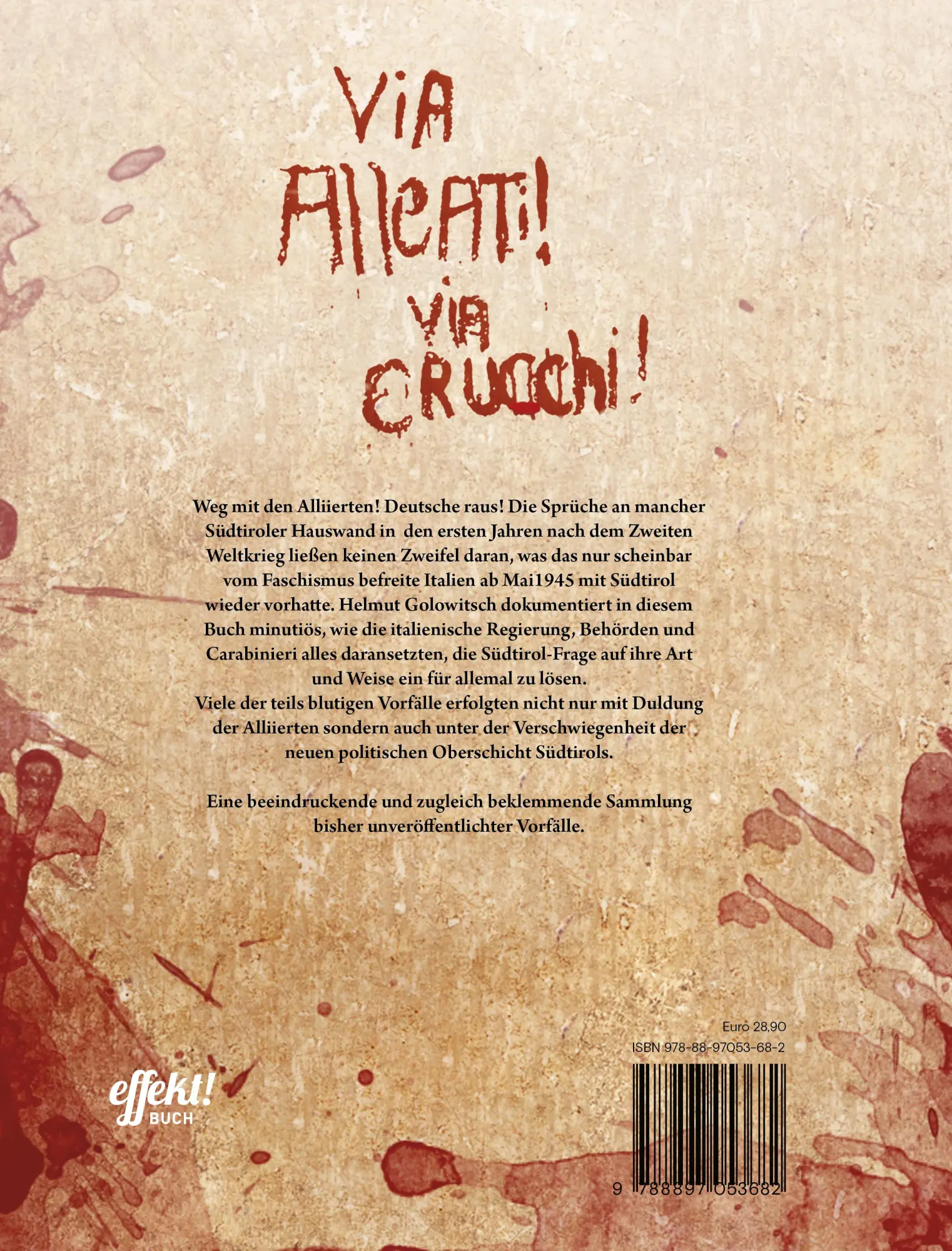 Rückseite: 9788897053682 | Repression | Helmut Golowitsch | Buch | Deutsch | 2020 | EFFEKT!BUCH