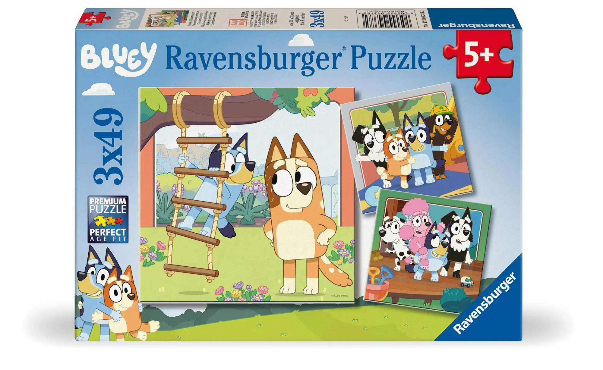 Cover: 4005555043782 | Kinderpuzzle 3x49 Teile - Bluey - Erinnerungen schaffen | Spiel | 2026