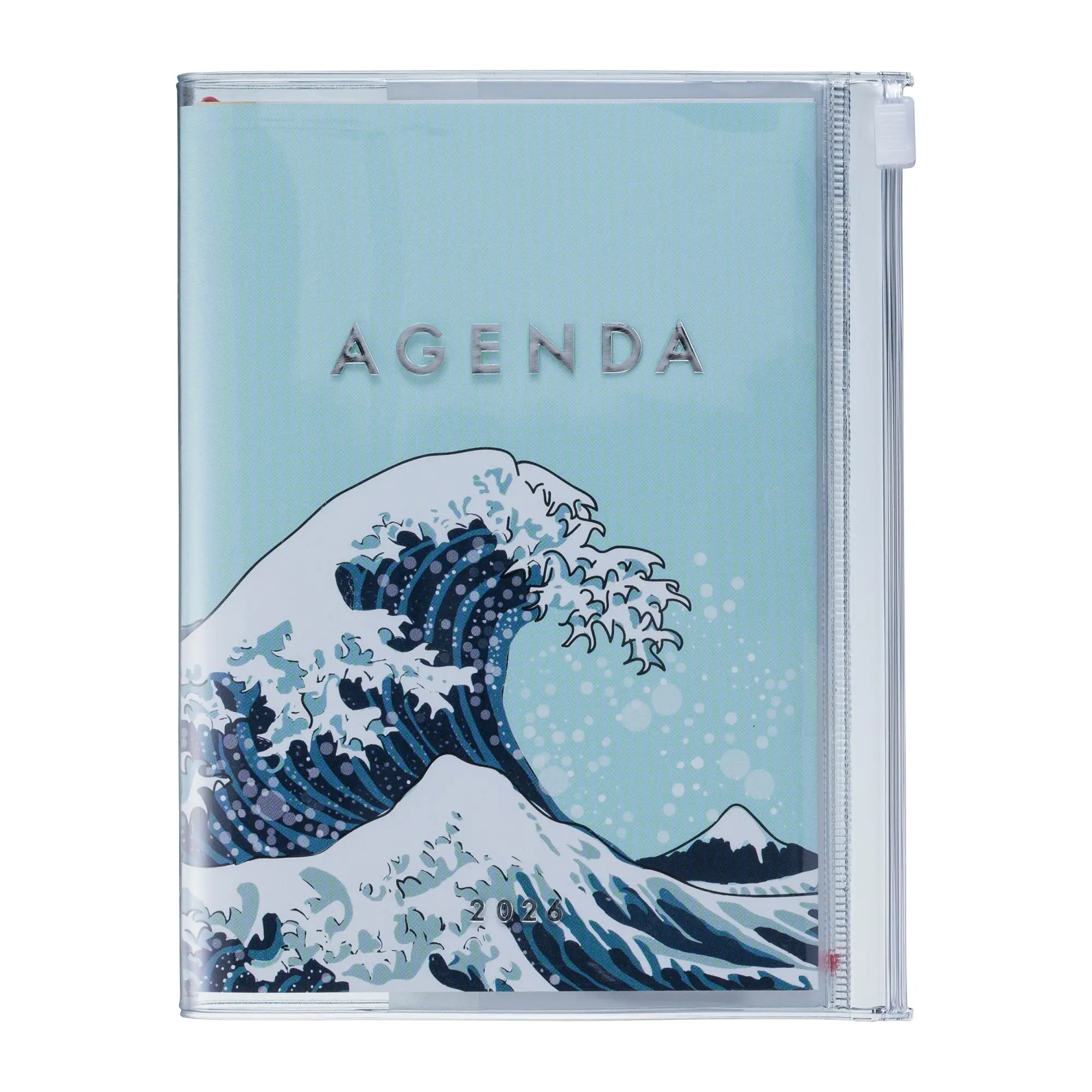 Cover: 4550045143782 | MARK'S 2025/26 Taschenkalender, A6 Japan / Wave // Mint | MARK'S Inc.