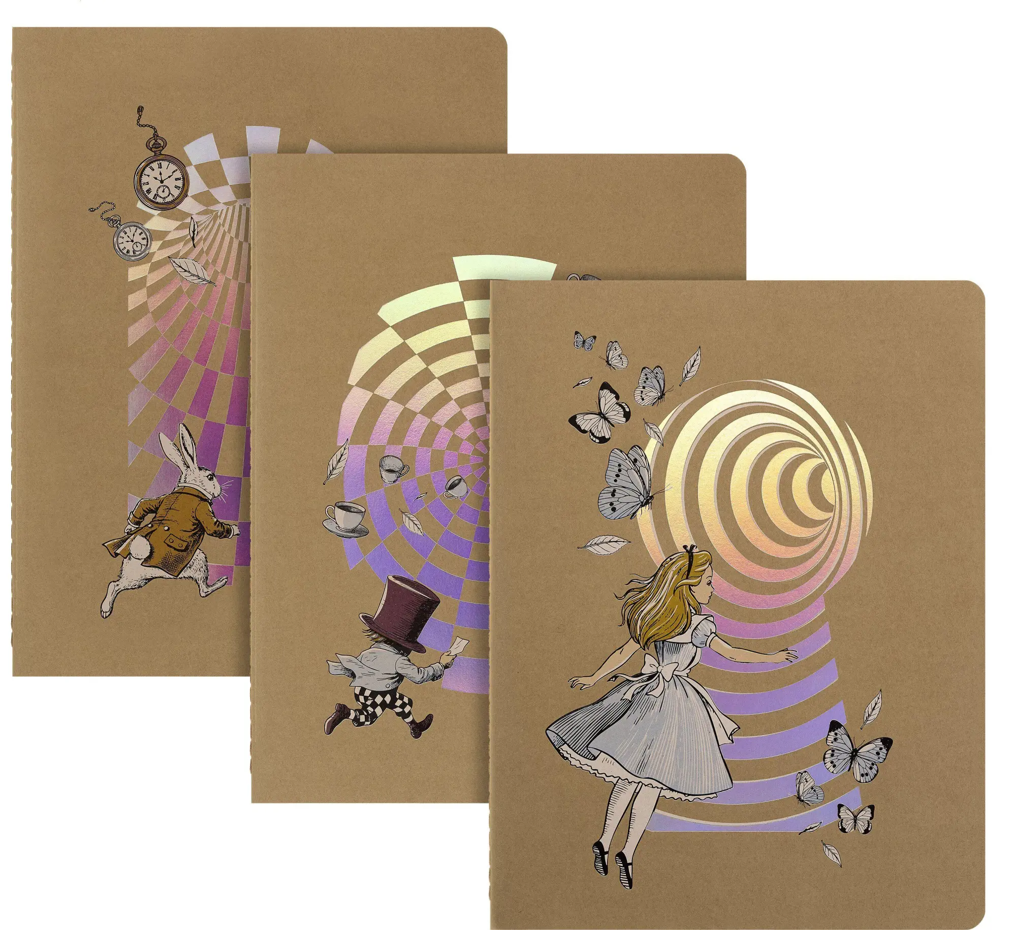 Cover: 8056711513782 | Moleskine Alice im Wunderland Cahier XL (3er-Set), liniert, weicher...