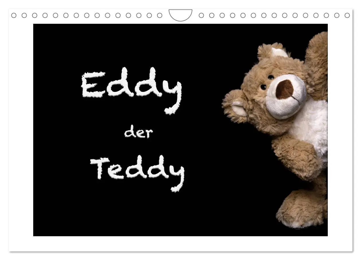 Cover: 9783457813782 | Eddy, der Teddy (Wandkalender 2026 DIN A4 quer), CALVENDO...