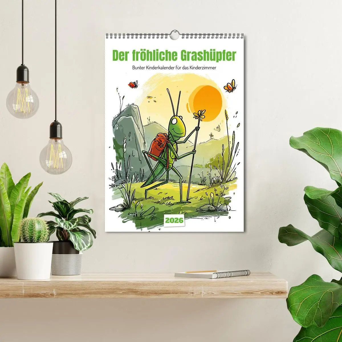 Bild: 9783516693782 | Der fröhliche Grashüpfer - bunter Kinderkalender für das...