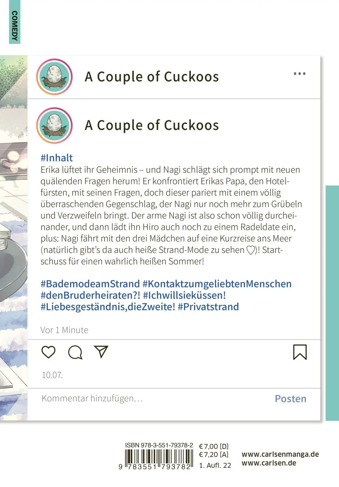 Rückseite: 9783551793782 | A Couple of Cuckoos 6 | Miki Yoshikawa | Taschenbuch | 192 S. | 2022