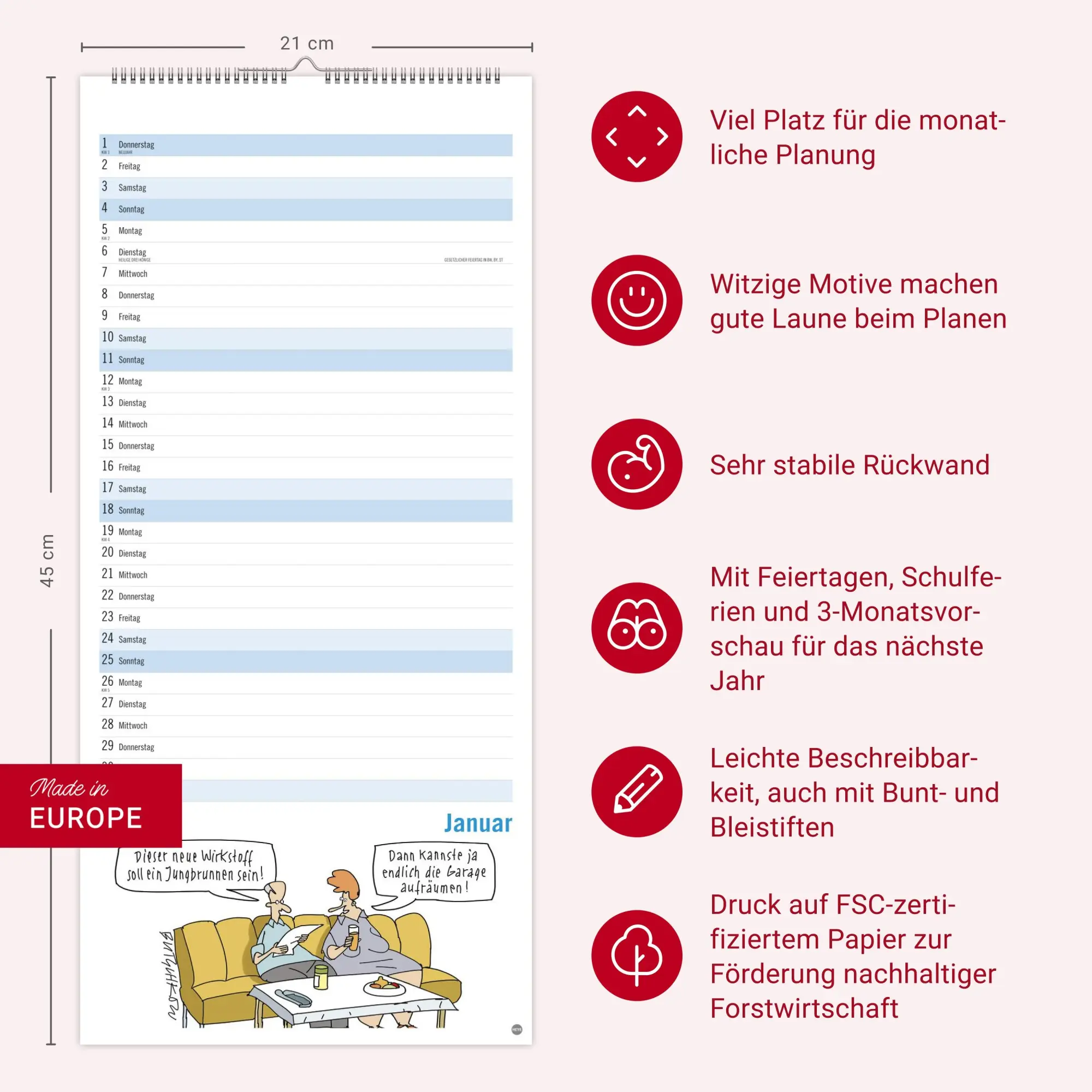 Bild: 9783756413782 | Peter Butschkow: Fröhlicher Unruhestand Planer 2026 | Peter Butschkow