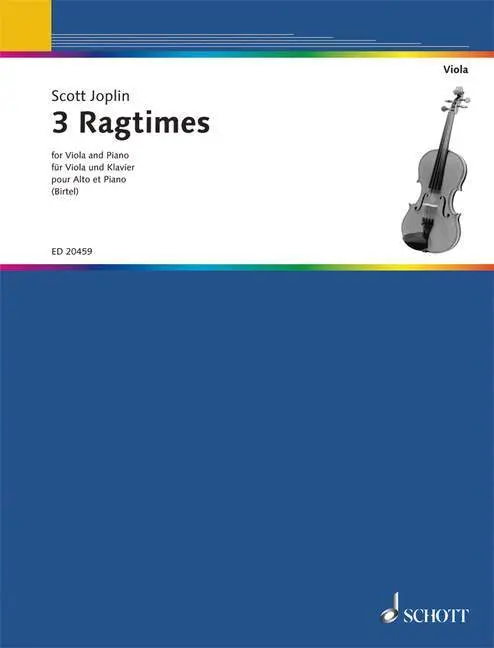 Cover: 9790001153782 | Three Ragtimes | Viola und Klavier. | Wolfgang Birtel | Taschenbuch