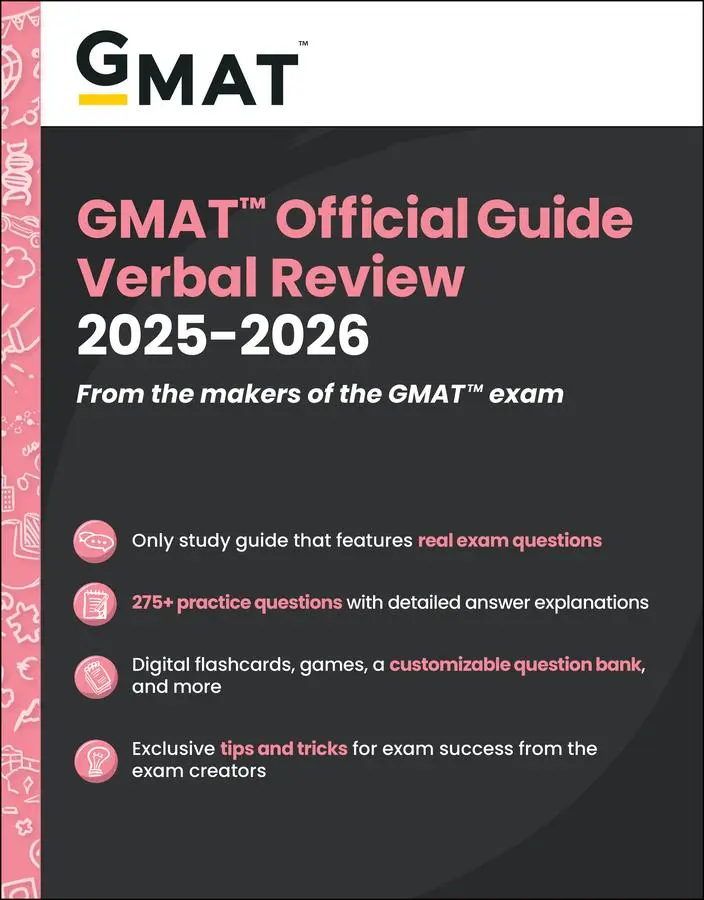 Cover: 9781394333882 | GMAT Official Guide Verbal Review 2025-2026 | Gmac | Taschenbuch
