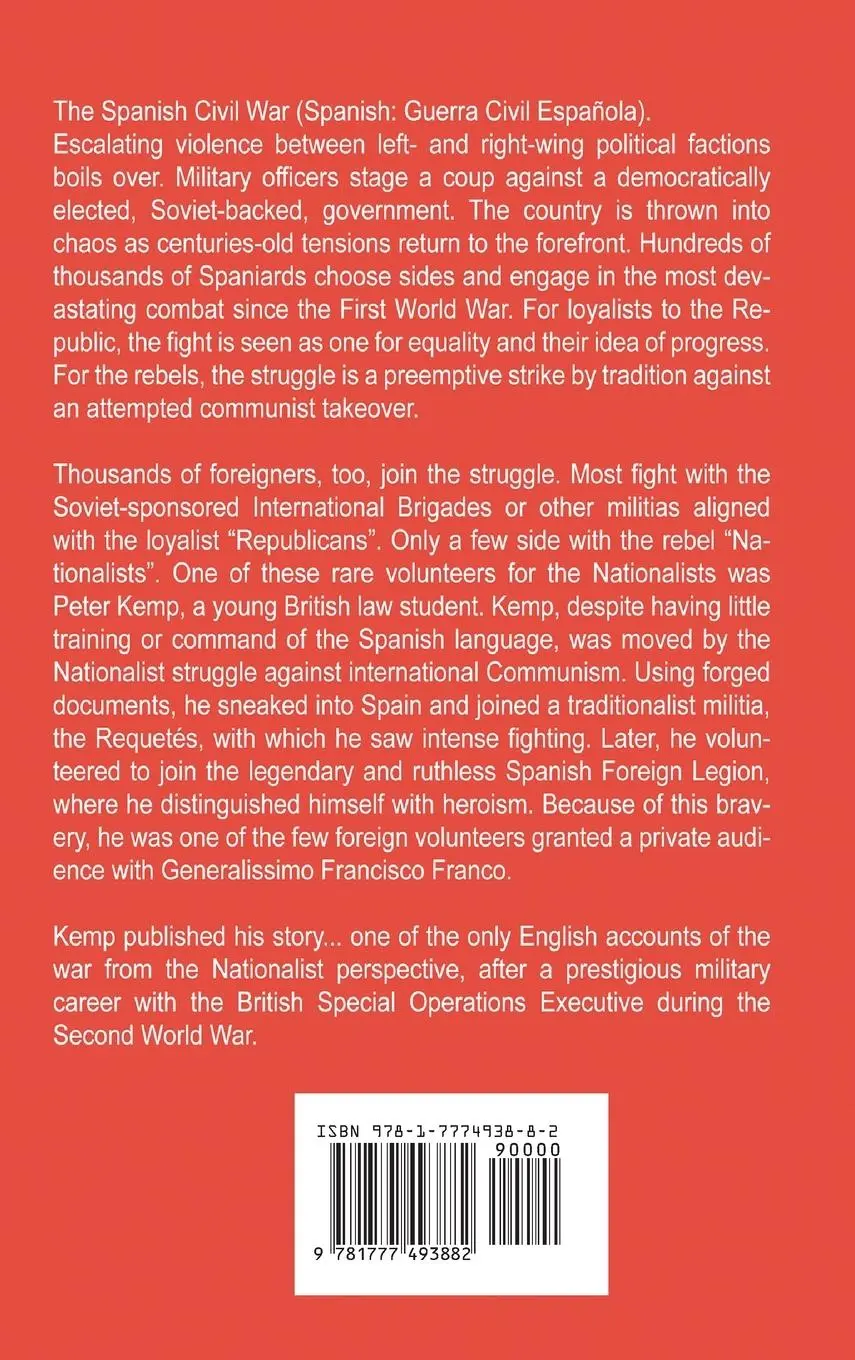 Rückseite: 9781777493882 | Mine Were of Trouble | A Nationalist Account of the Spanish Civil War
