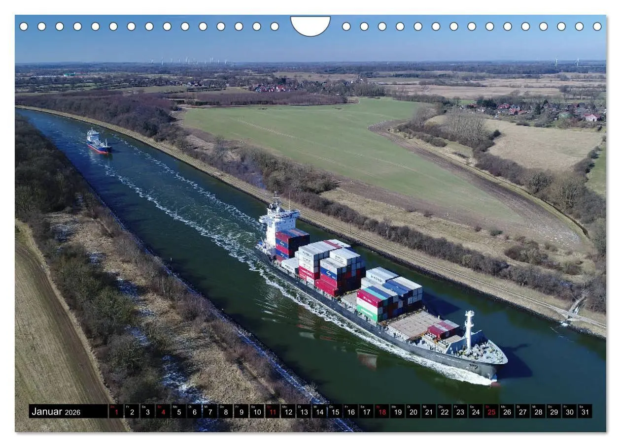Bild: 9783457803882 | 100 Meter über Grund - Am Nord-Ostsee-Kanal (Wandkalender 2026 DIN...