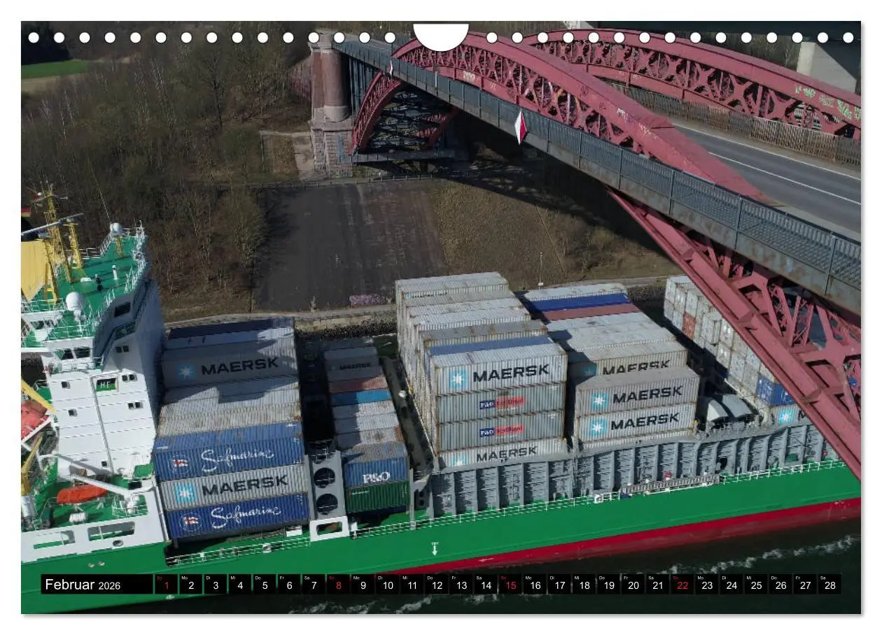 Bild: 9783457803882 | 100 Meter über Grund - Am Nord-Ostsee-Kanal (Wandkalender 2026 DIN...