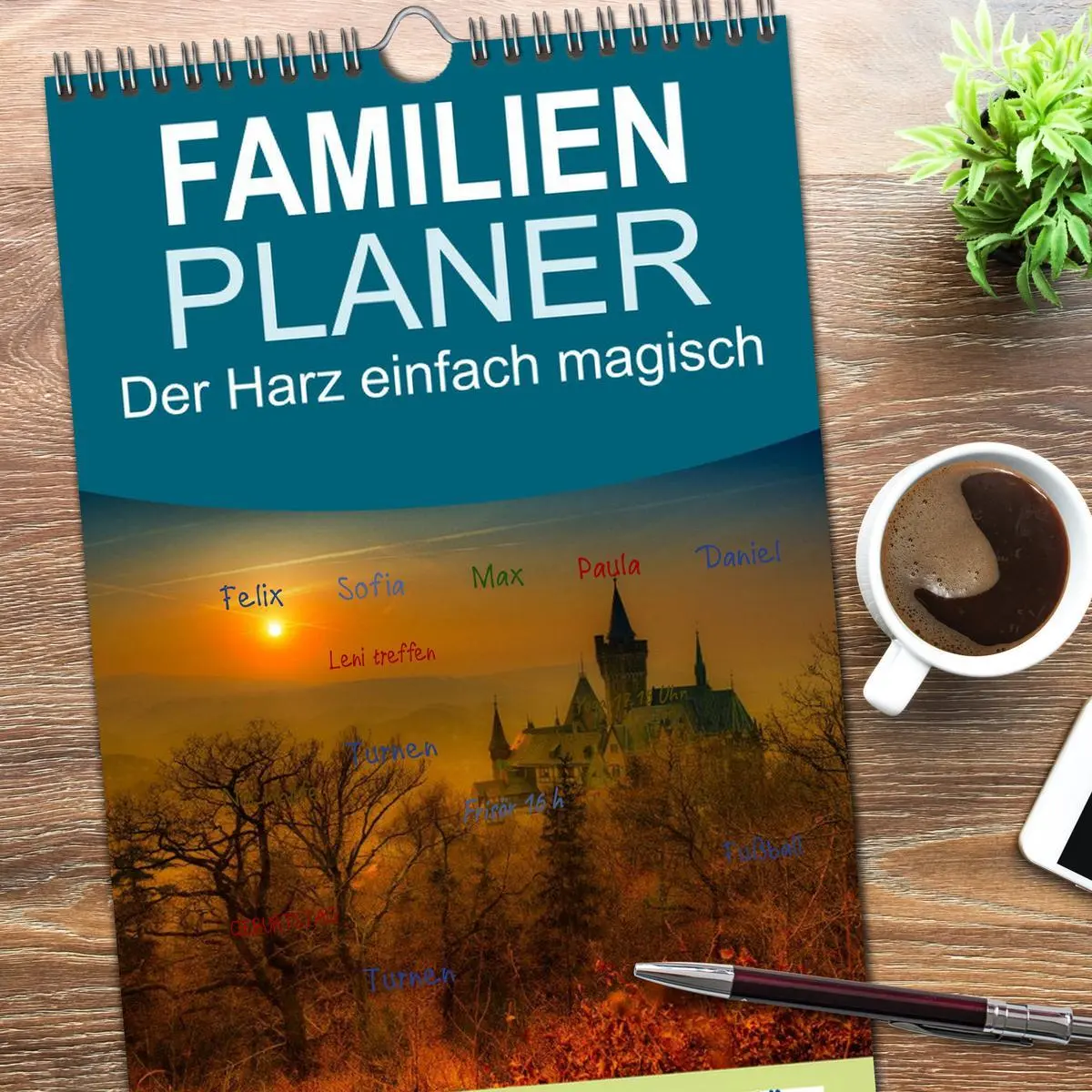 Bild: 9783516513882 | Familienplaner 2026 - Der Harz einfach magisch mit 5 Spalten...