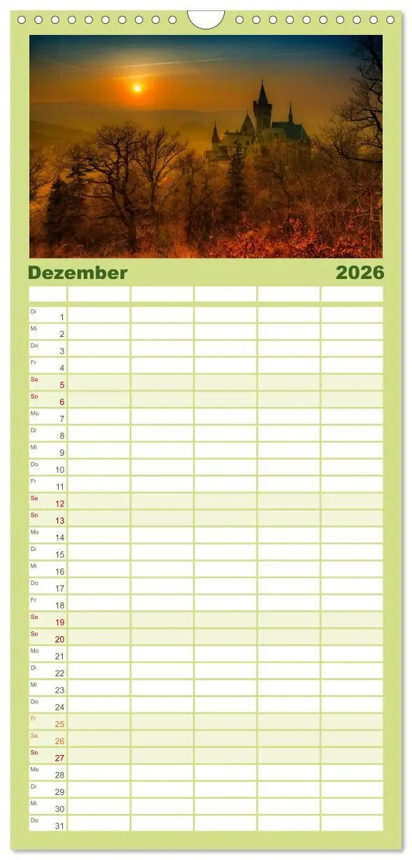 Bild: 9783516513882 | Familienplaner 2026 - Der Harz einfach magisch mit 5 Spalten...