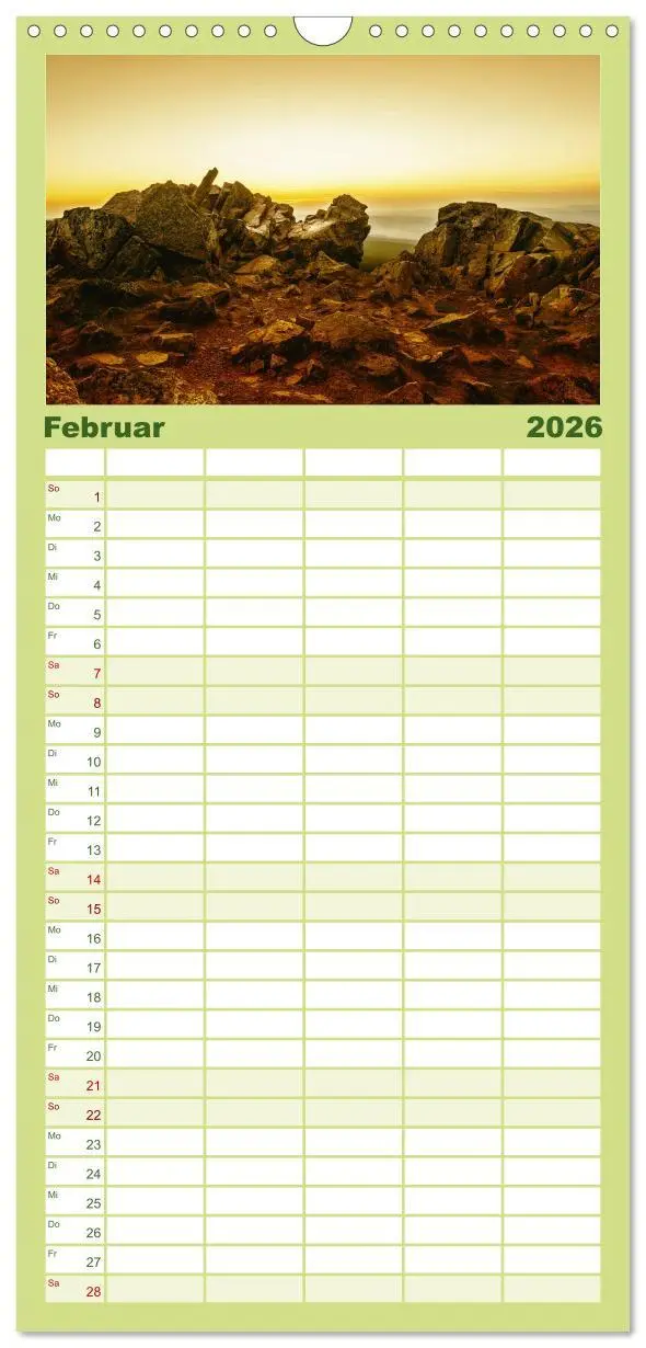 Bild: 9783516513882 | Familienplaner 2026 - Der Harz einfach magisch mit 5 Spalten...