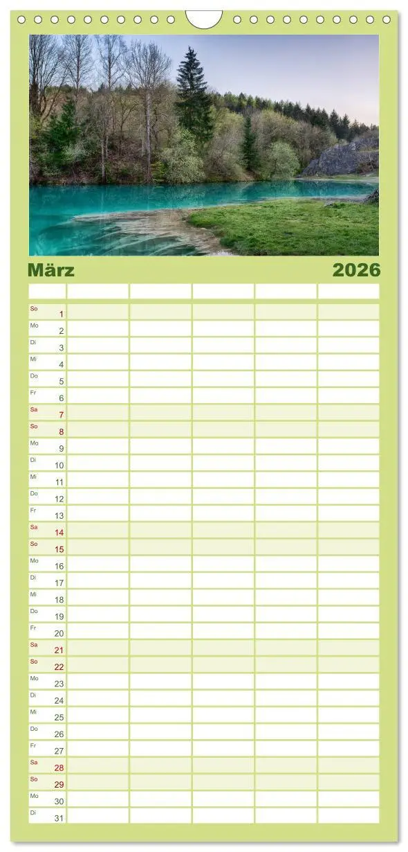 Bild: 9783516513882 | Familienplaner 2026 - Der Harz einfach magisch mit 5 Spalten...