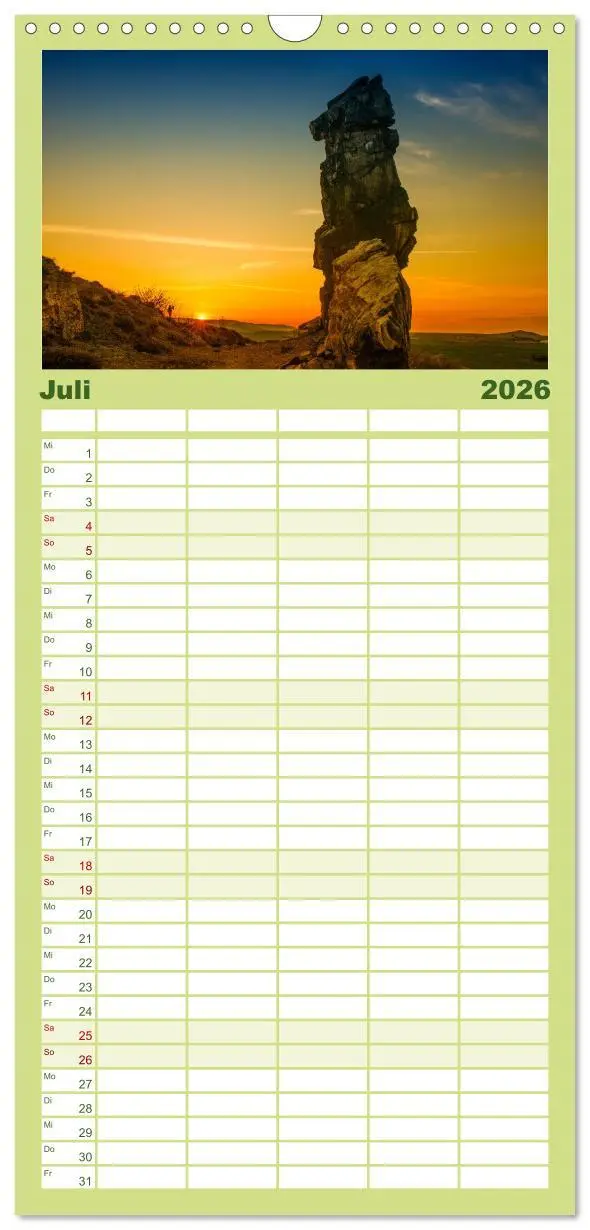 Bild: 9783516513882 | Familienplaner 2026 - Der Harz einfach magisch mit 5 Spalten...