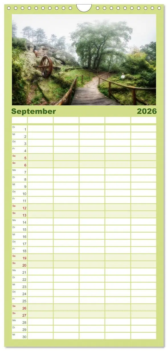 Bild: 9783516513882 | Familienplaner 2026 - Der Harz einfach magisch mit 5 Spalten...