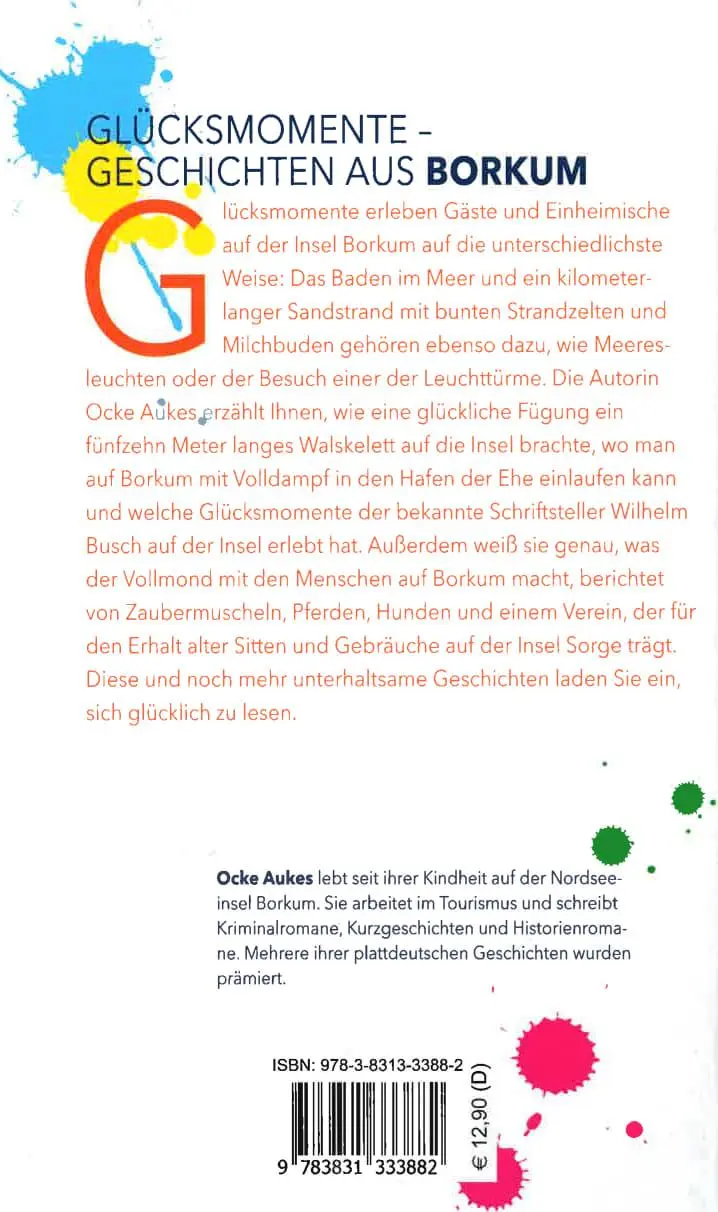 Rückseite: 9783831333882 | Unsere Glücksmomente - Geschichten aus Borkum | Ocke Aukes | Buch