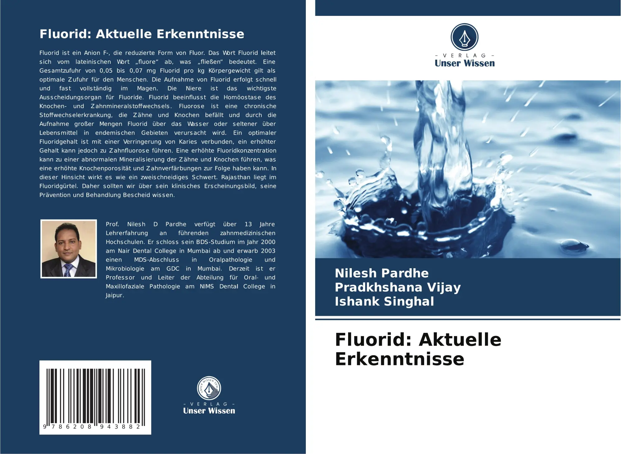 Cover: 9786208943882 | Fluorid: Aktuelle Erkenntnisse | Nilesh Pardhe (u. a.) | Taschenbuch