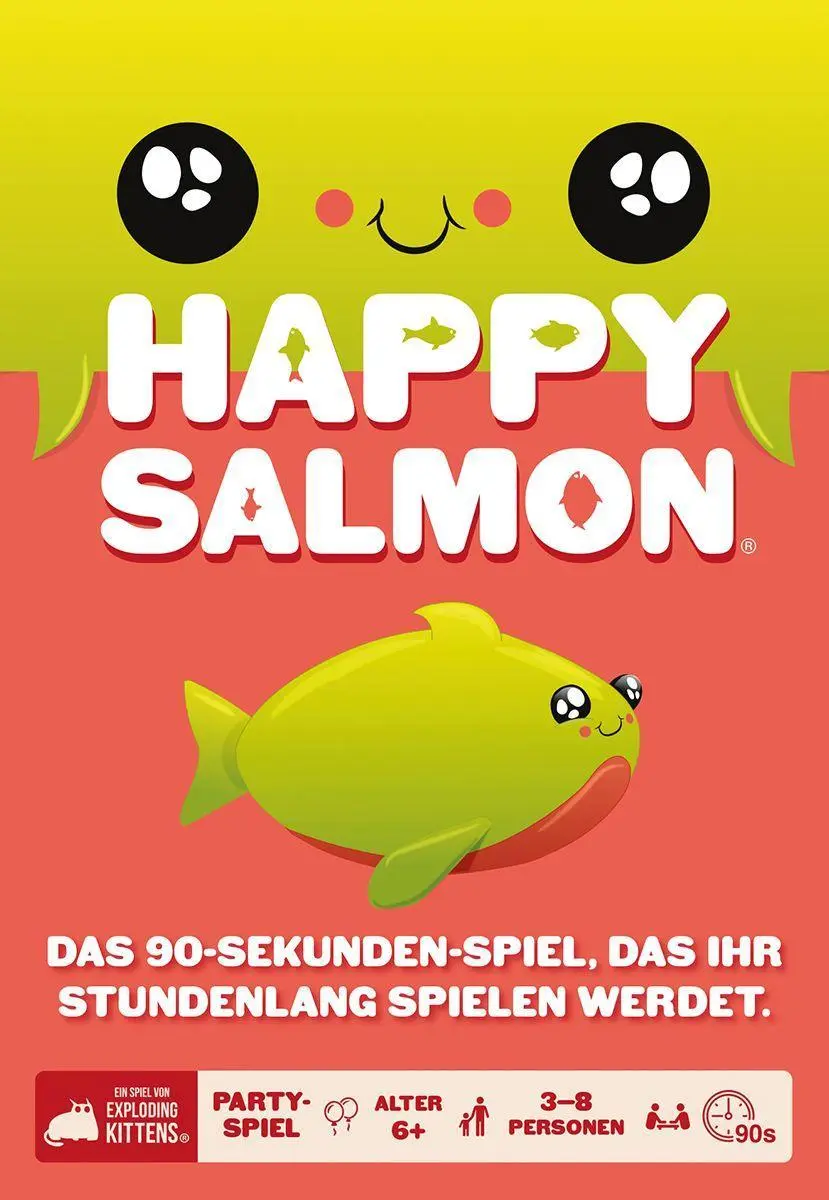 Cover: 810083043982 | Happy Salmon | Ken Gruhl (u. a.) | Spiel | EXKD0026 | Deutsch | 2023