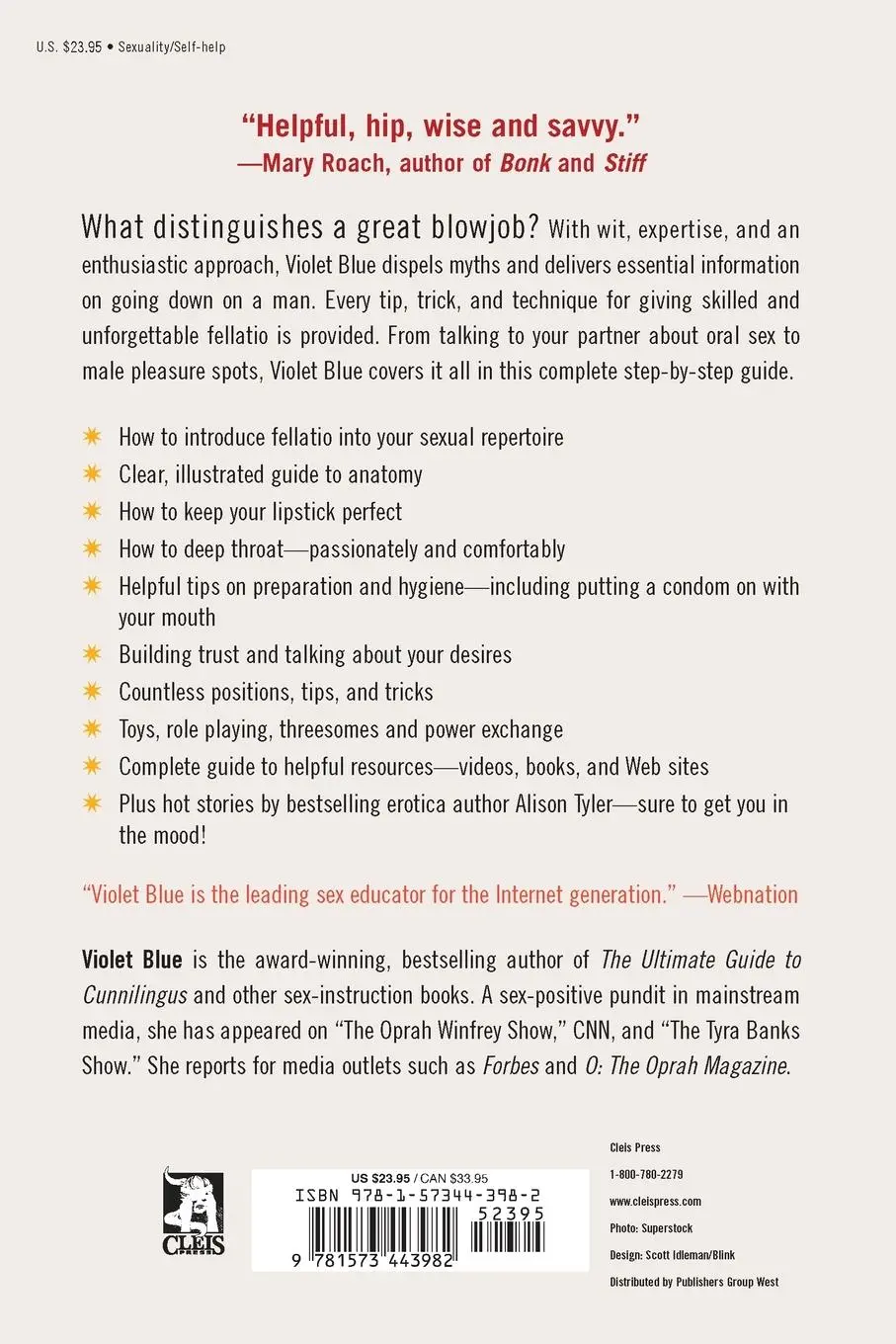 Rückseite: 9781573443982 | Ultimate Guide to Fellatio | Violet Blue | Taschenbuch | Englisch
