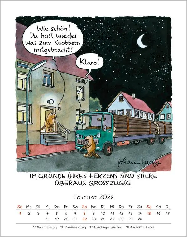 Bild: 9783731883982 | Stier 2026 | Verlag Korsch | Kalender | Spiralbindung | 13 S. | 2026