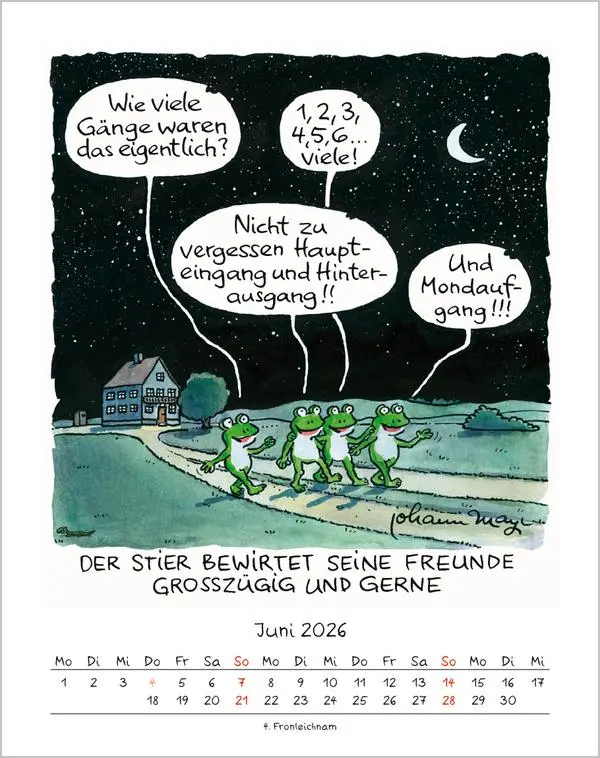 Bild: 9783731883982 | Stier 2026 | Verlag Korsch | Kalender | Spiralbindung | 13 S. | 2026