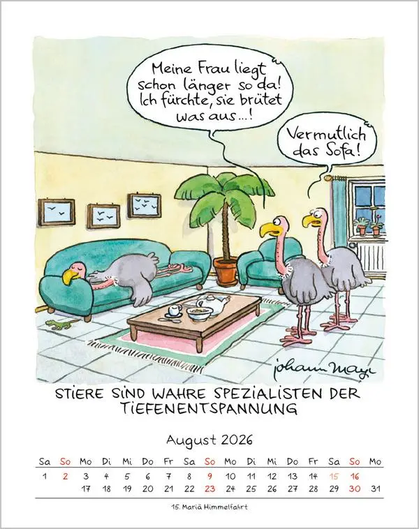 Bild: 9783731883982 | Stier 2026 | Verlag Korsch | Kalender | Spiralbindung | 13 S. | 2026