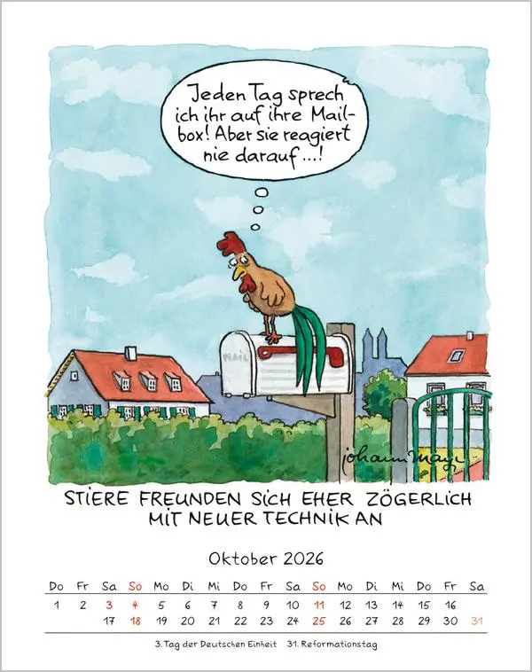 Bild: 9783731883982 | Stier 2026 | Verlag Korsch | Kalender | Spiralbindung | 13 S. | 2026