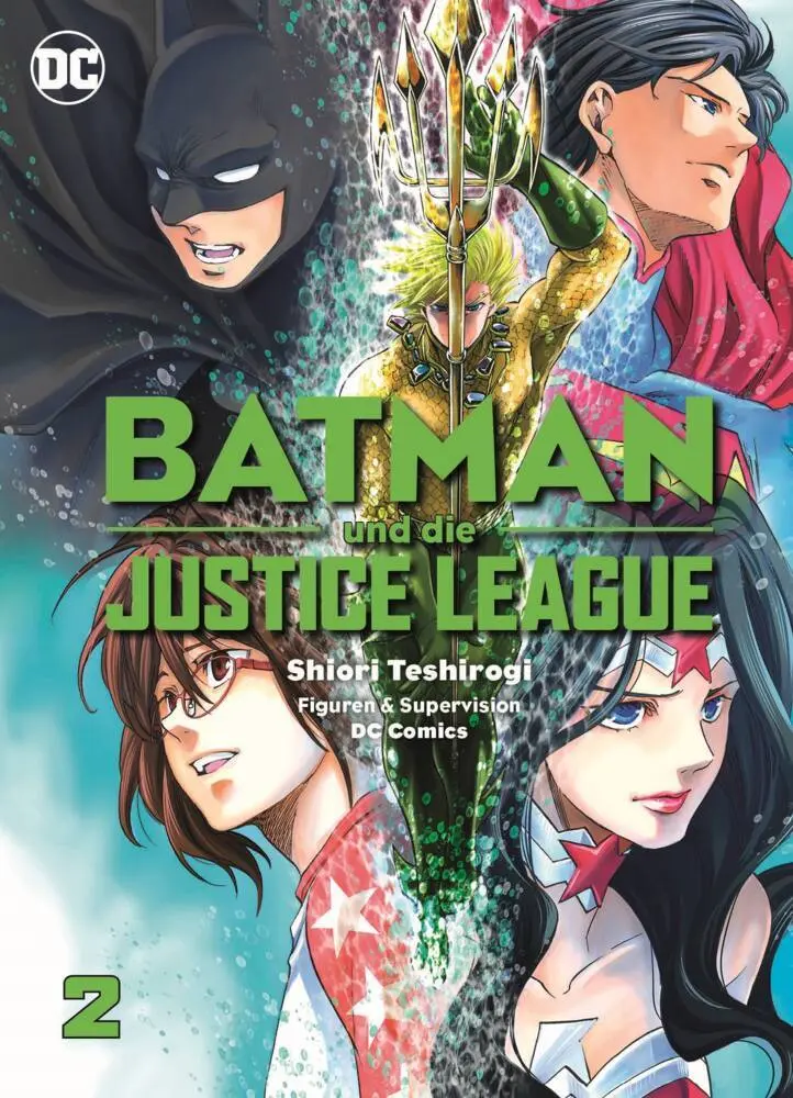 Cover: 9783741613982 | Batman und die Justice League (Manga) 02. Bd.2 | Shiori Teshirogi
