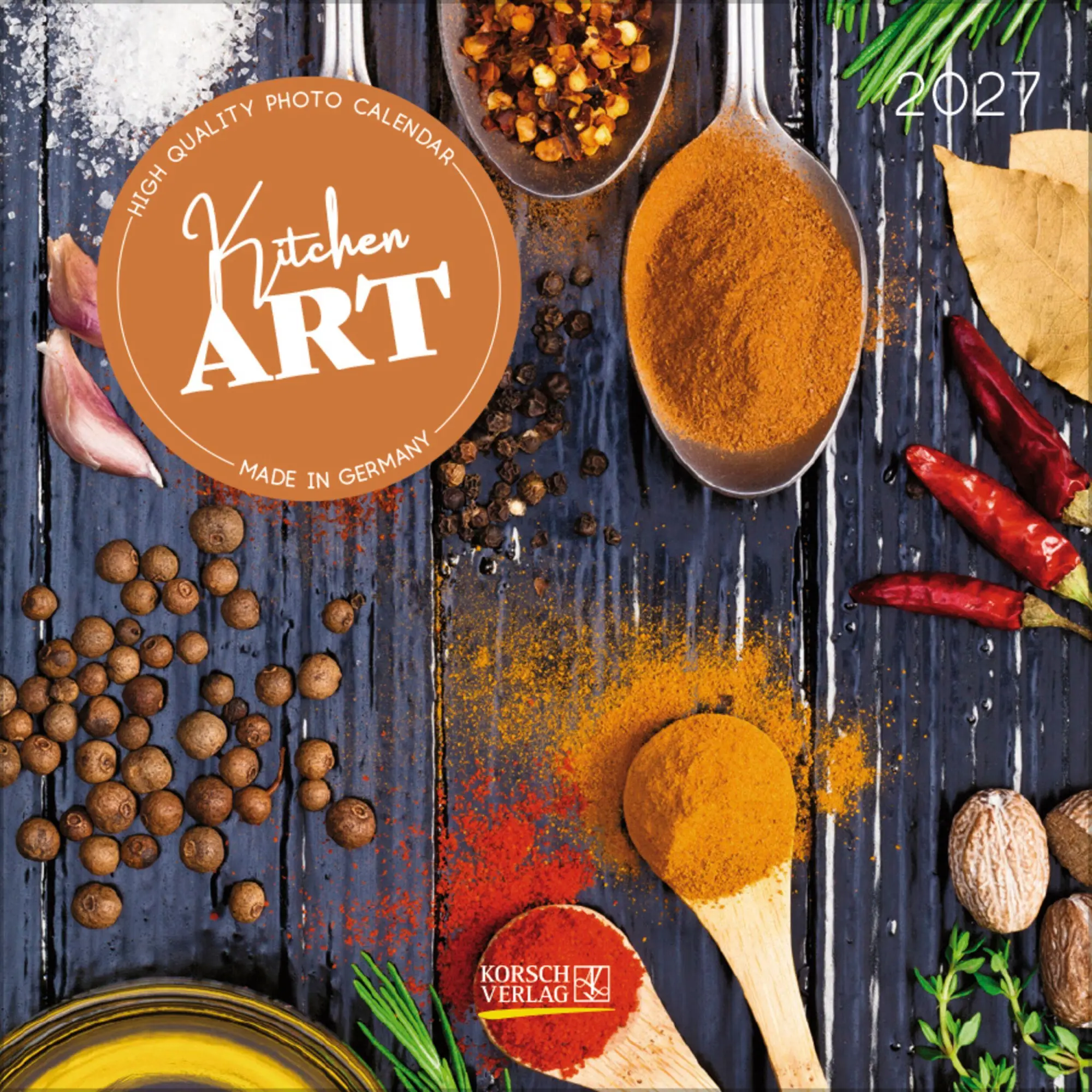 Cover: 9783819303982 | Kitchen Art 2027 | Verlag Korsch | Kalender | 13 S. | Deutsch | 2027