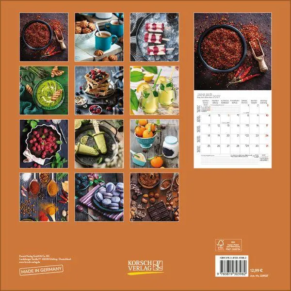 Bild: 9783819303982 | Kitchen Art 2027 | Verlag Korsch | Kalender | 13 S. | Deutsch | 2027
