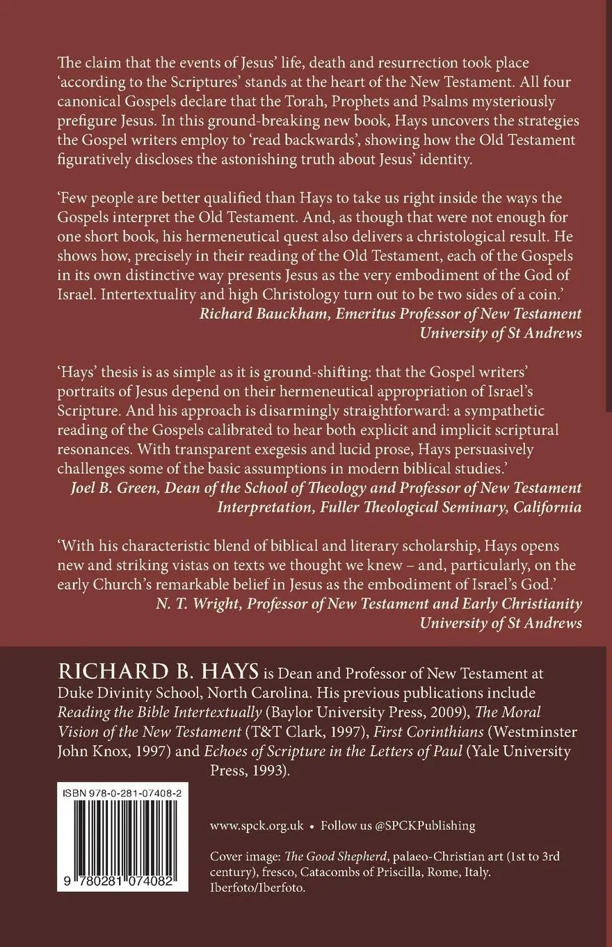 Rückseite: 9780281074082 | Reading Backwards | Richard Hays | Taschenbuch | Englisch | 2015