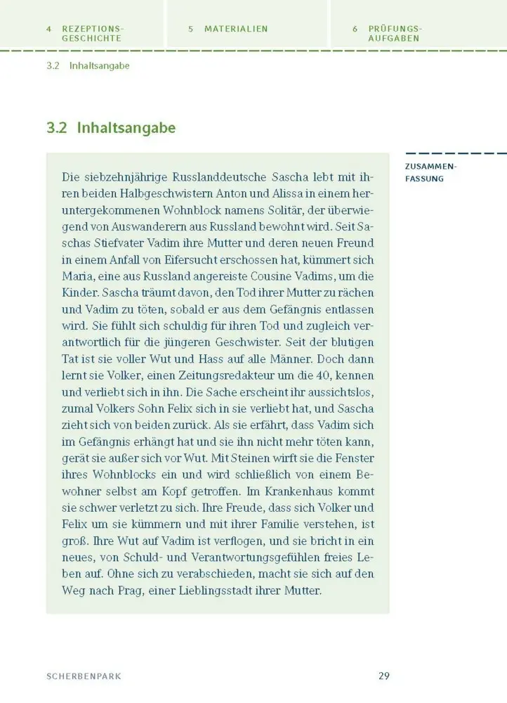 Bild: 9783129304082 | Scherbenpark von Alina Bronsky | Textanalyse und Interpretation | Buch