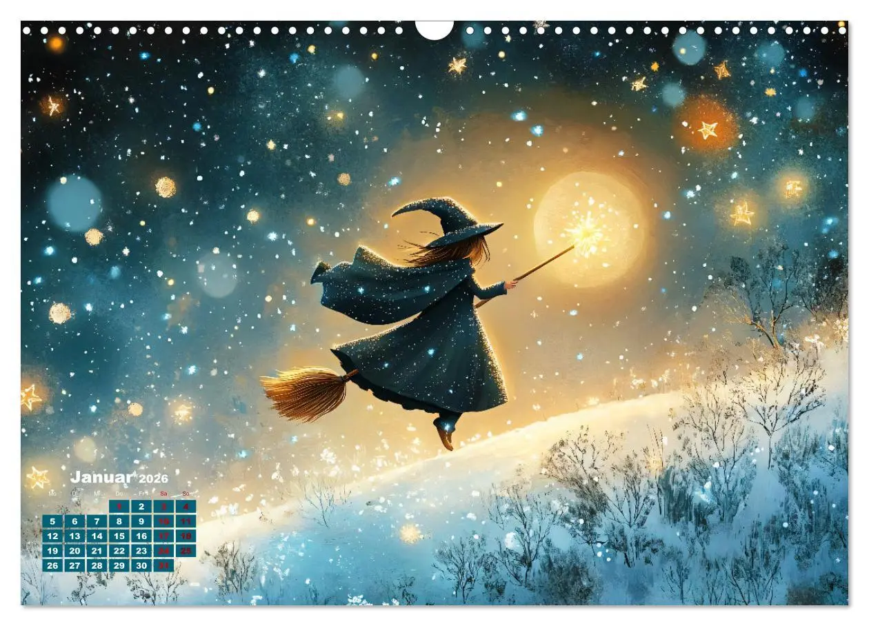 Bild: 9783457304082 | Zauber zur Mitternacht (Wandkalender 2026 DIN A3 quer), CALVENDO...