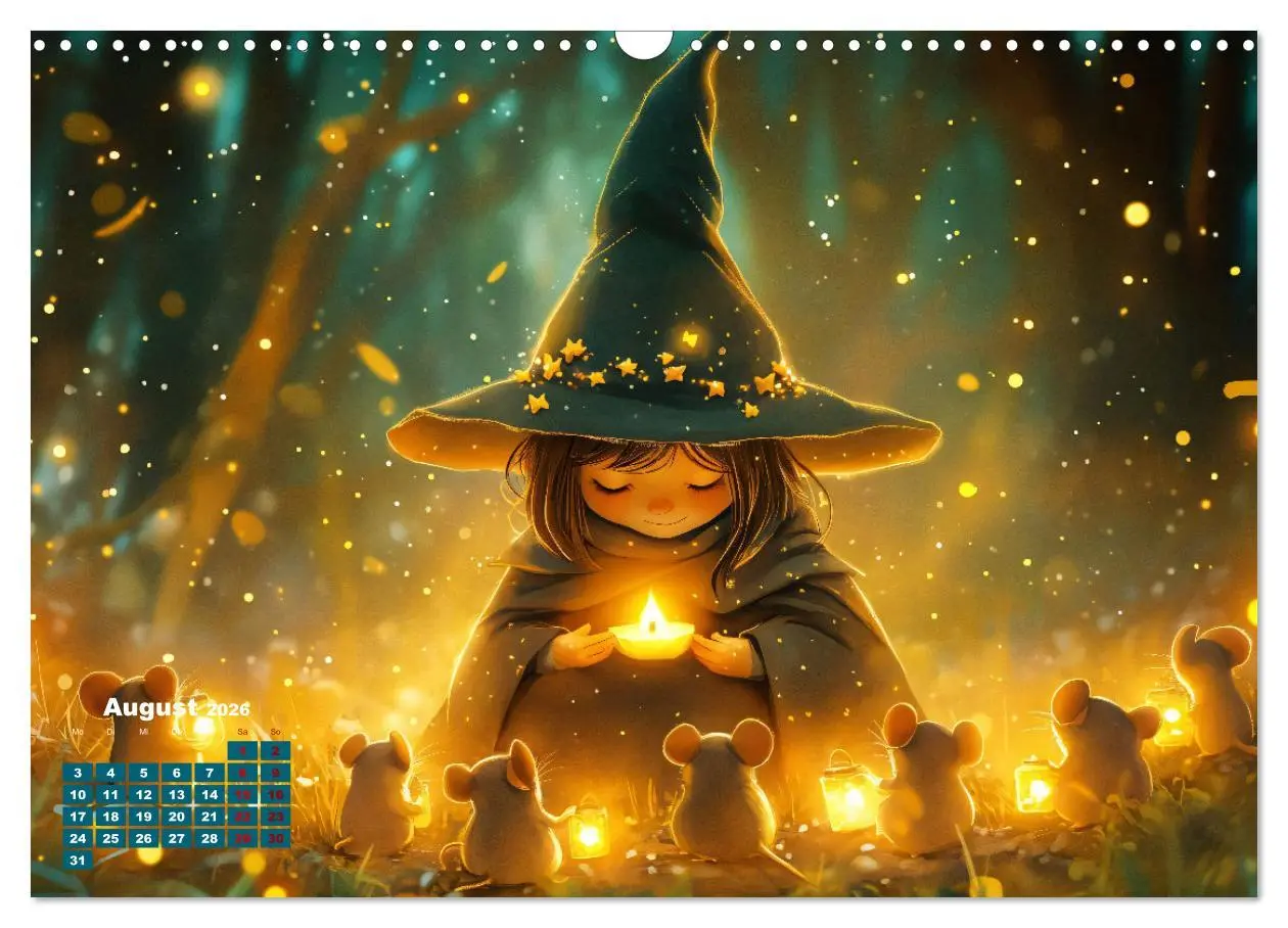 Bild: 9783457304082 | Zauber zur Mitternacht (Wandkalender 2026 DIN A3 quer), CALVENDO...