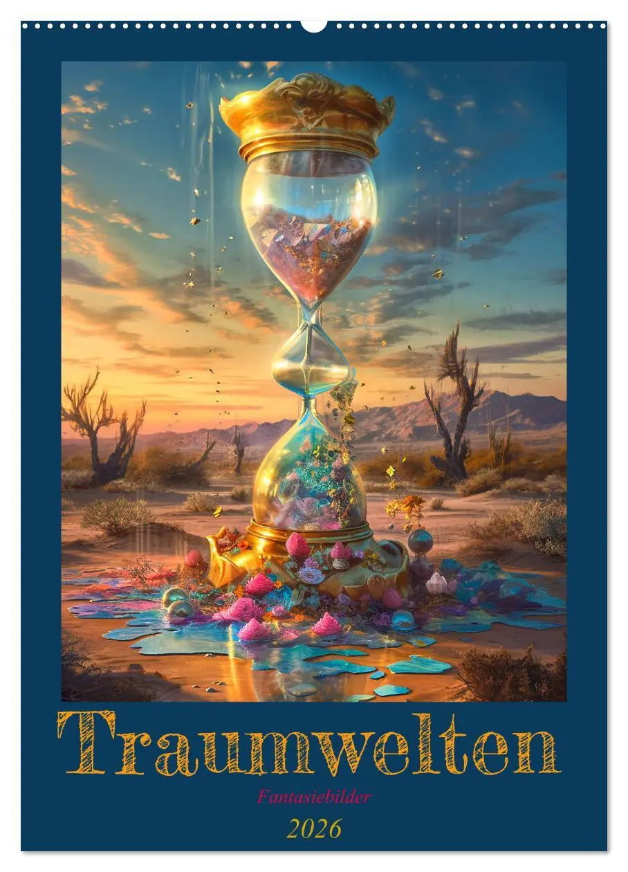 Cover: 9783516324082 | Traumwelten (Wandkalender 2026 DIN A2 hoch), CALVENDO Monatskalender