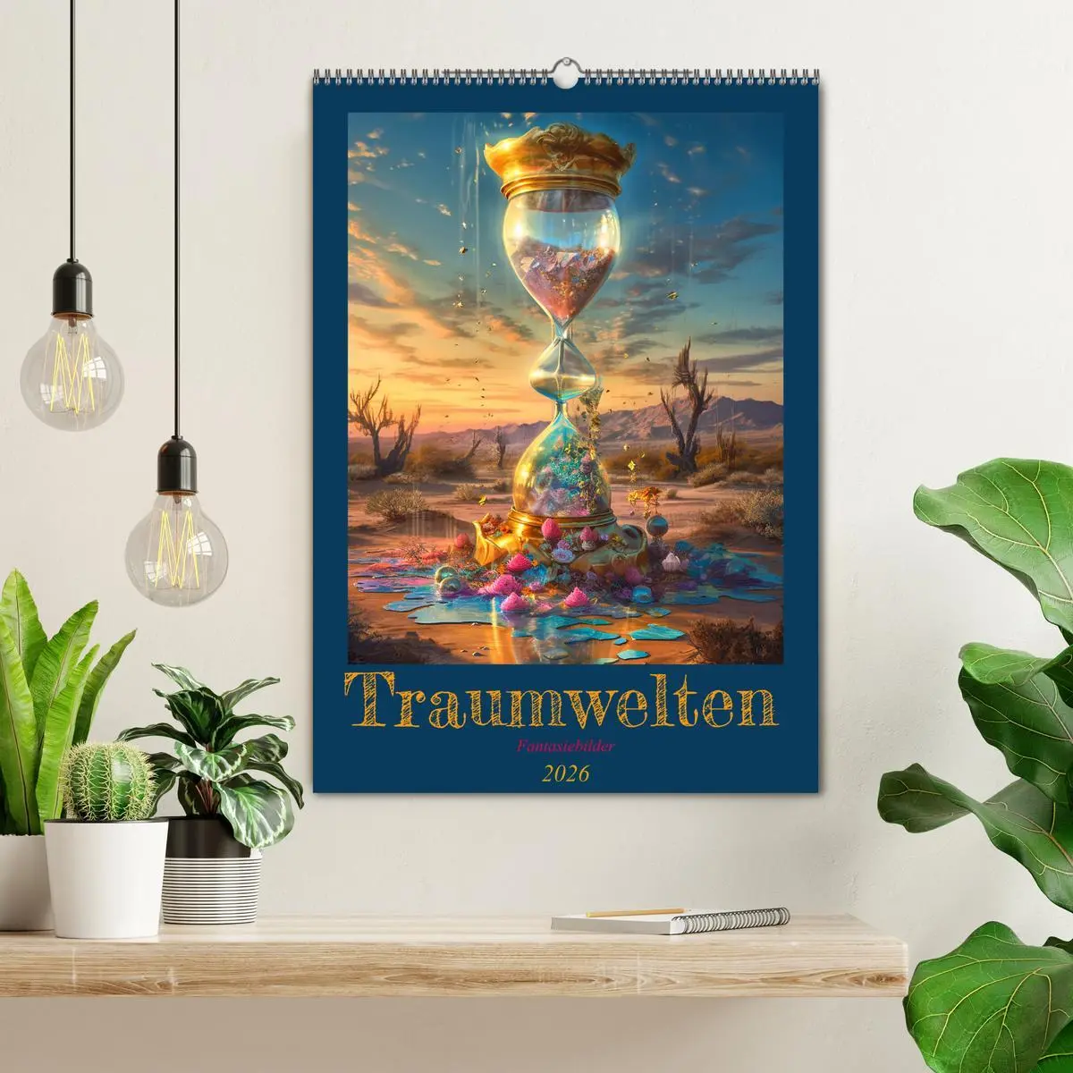 Bild: 9783516324082 | Traumwelten (Wandkalender 2026 DIN A2 hoch), CALVENDO Monatskalender