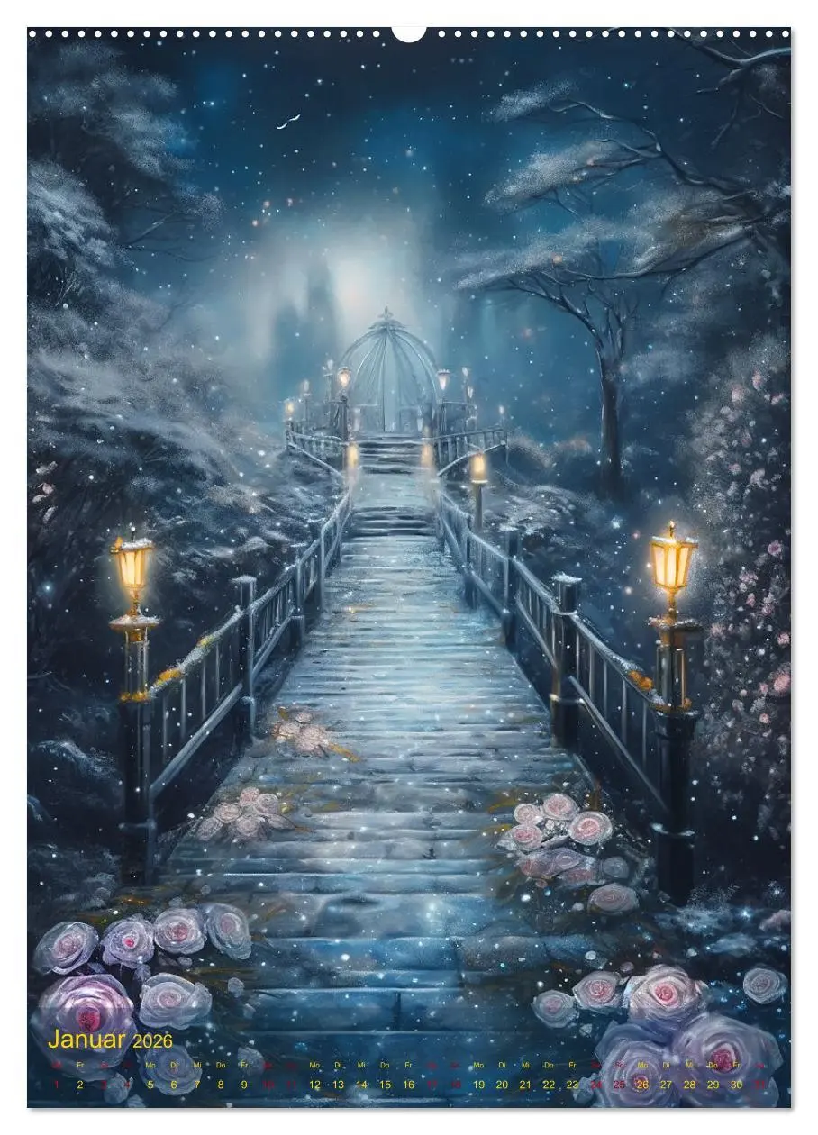 Bild: 9783516324082 | Traumwelten (Wandkalender 2026 DIN A2 hoch), CALVENDO Monatskalender