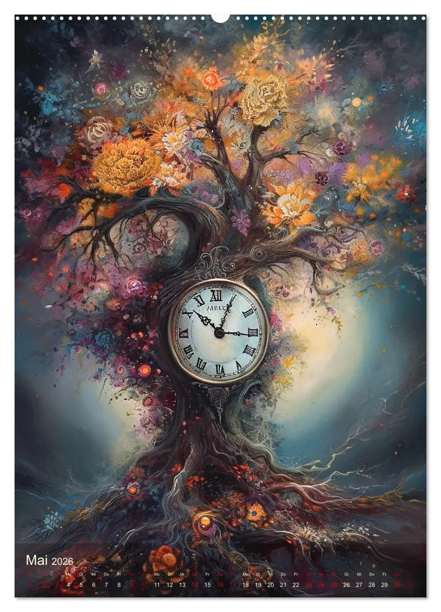 Bild: 9783516324082 | Traumwelten (Wandkalender 2026 DIN A2 hoch), CALVENDO Monatskalender