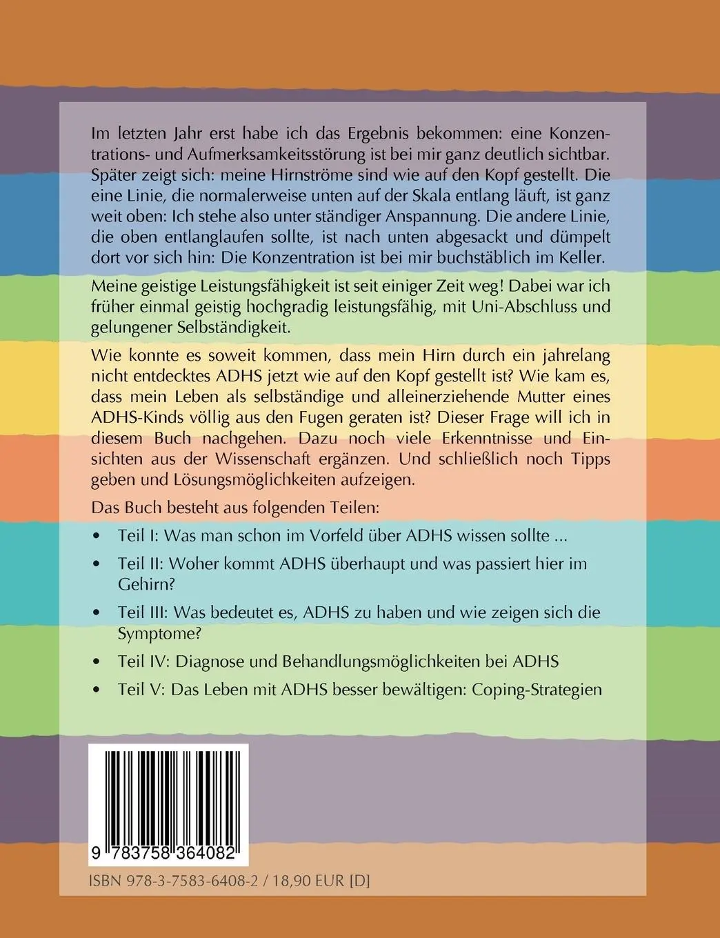 Rückseite: 9783758364082 | Und das Hirn wirbelt immer weiter wie im Hamsterrad | Katharina Ehret
