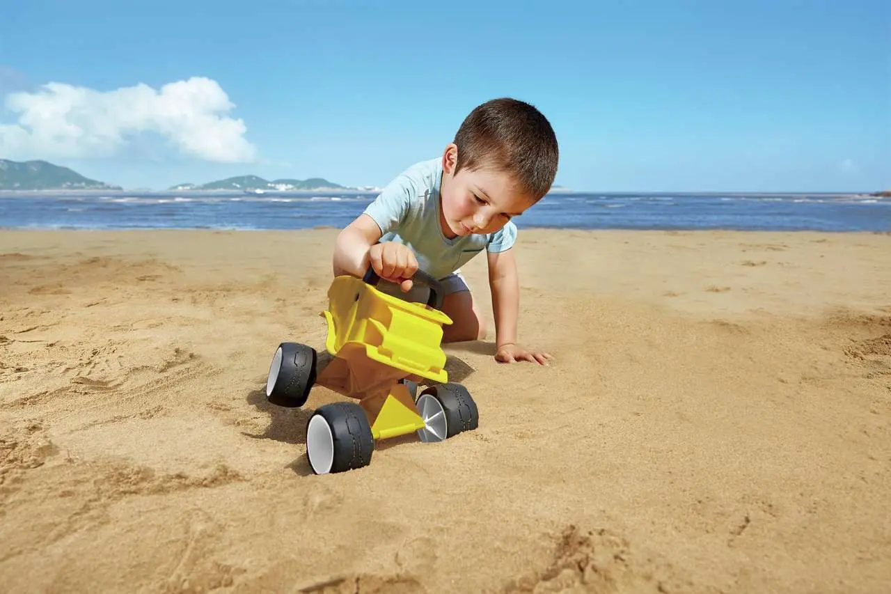 Bild: 6943478024182 | Hape Kipper, gelb | Karton | E4088 | 2022 | Toynamics Europe