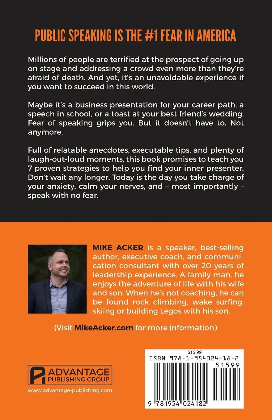 Rückseite: 9781954024182 | Speak With No Fear | Mike Acker | Taschenbuch | Englisch | 2021