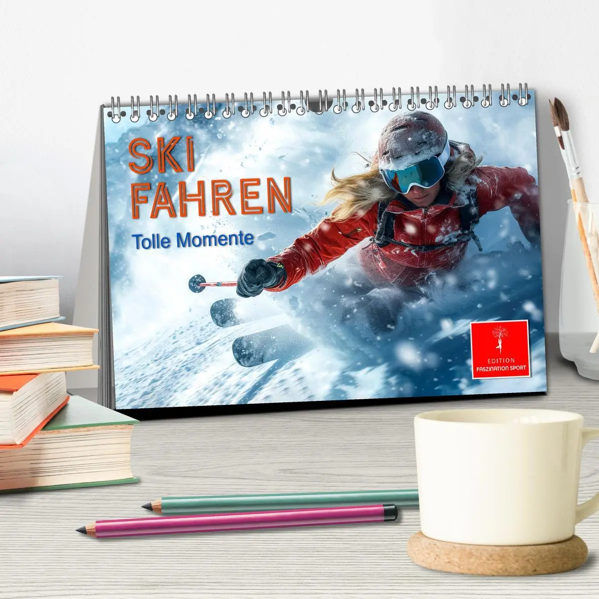 Bild: 9783457464182 | Skifahren - tolle Momente (Tischkalender 2026 DIN A5 quer),...