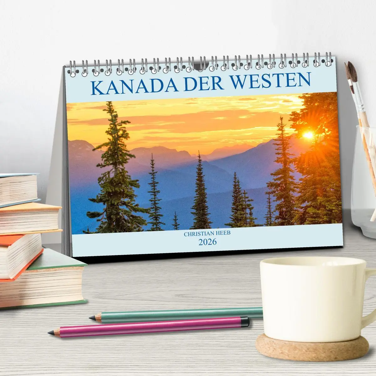 Bild: 9783457774182 | Kanada der Westen (Tischkalender 2026 DIN A5 quer), CALVENDO...