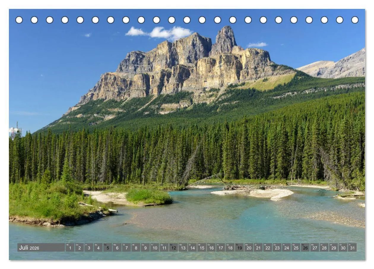 Bild: 9783457774182 | Kanada der Westen (Tischkalender 2026 DIN A5 quer), CALVENDO...