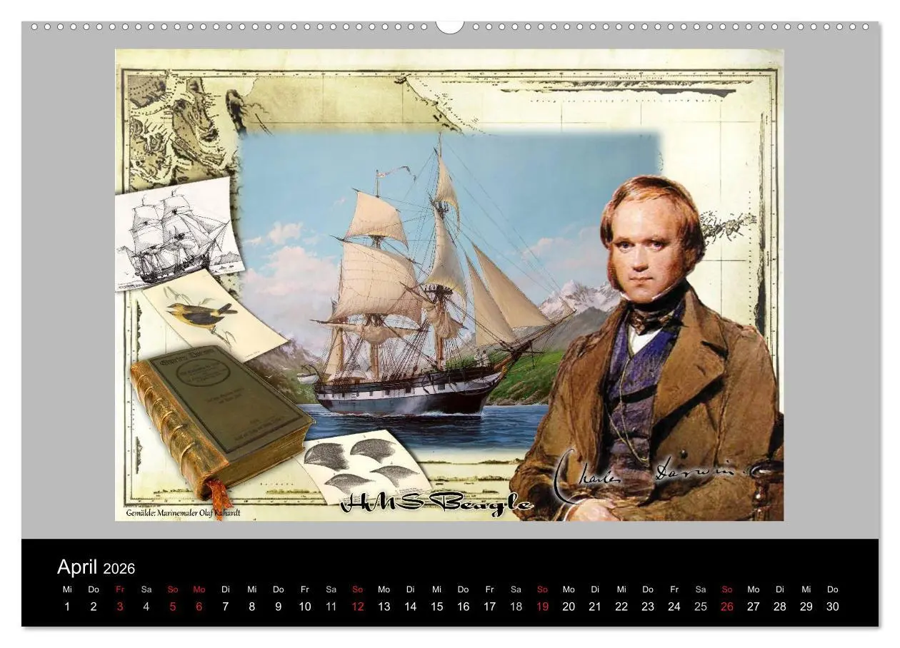 Bild: 9783516174182 | Schiffe im Spiegel ihrer Zeit (Wandkalender 2026 DIN A2 quer),...