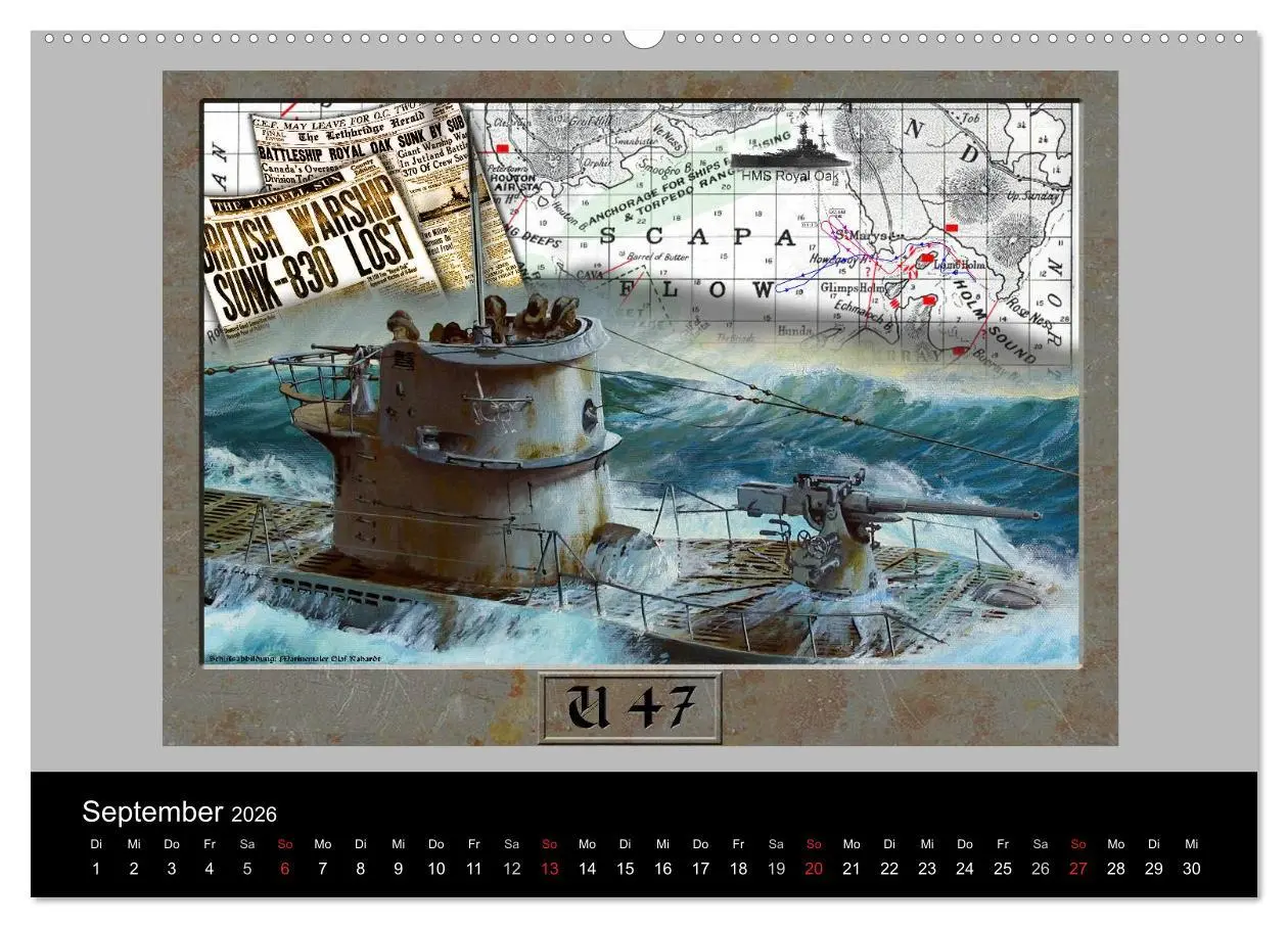 Bild: 9783516174182 | Schiffe im Spiegel ihrer Zeit (Wandkalender 2026 DIN A2 quer),...