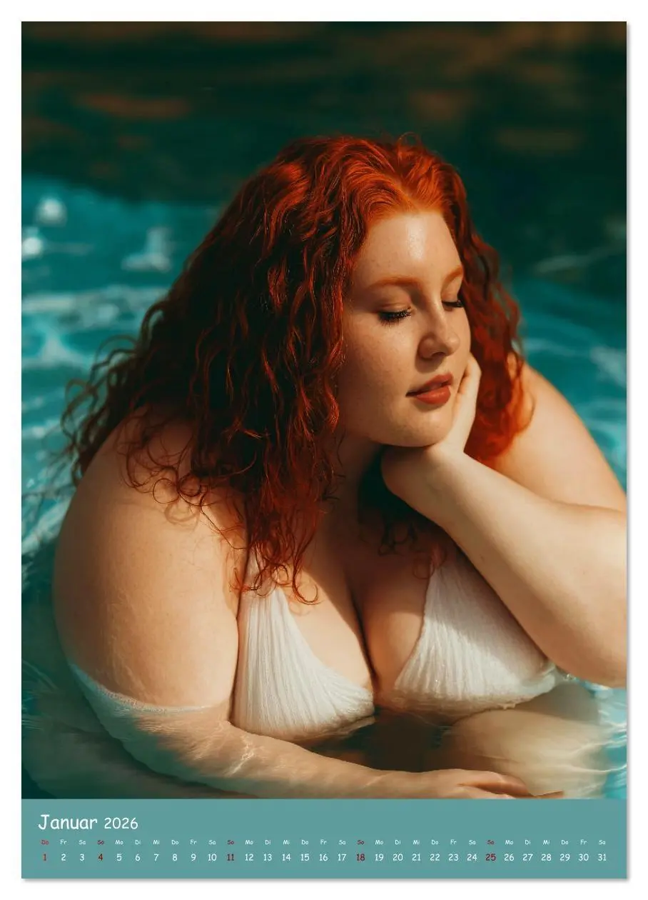 Bild: 9783516244182 | Curvy Pin-up Girls - Verführerische Rundungen am Pool (Wandkalender...