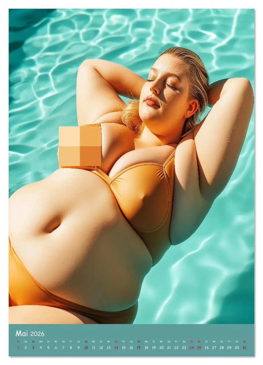 Bild: 9783516244182 | Curvy Pin-up Girls - Verführerische Rundungen am Pool (Wandkalender...