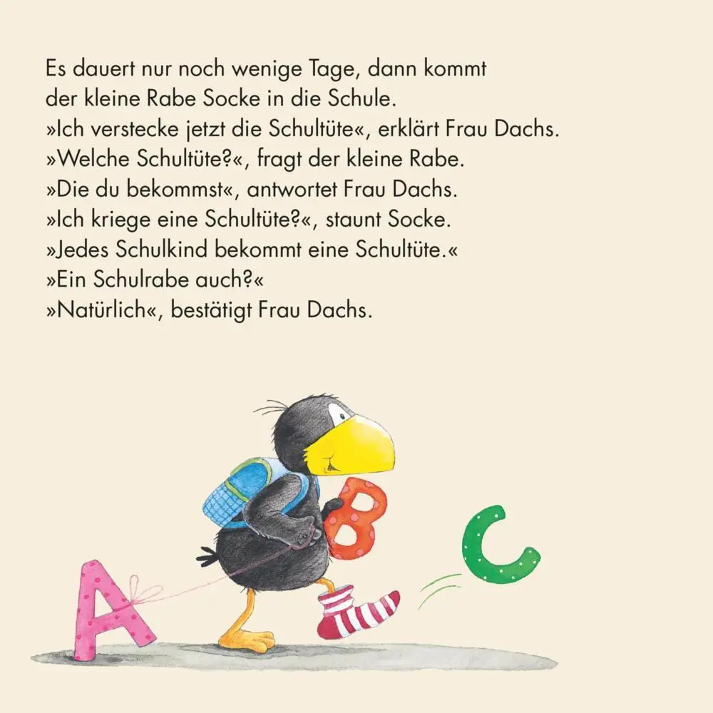 Bild: 9783551034182 | Maxi Pixi 497: Der kleine Rabe Socke kommt bald in die Schule! | Moost